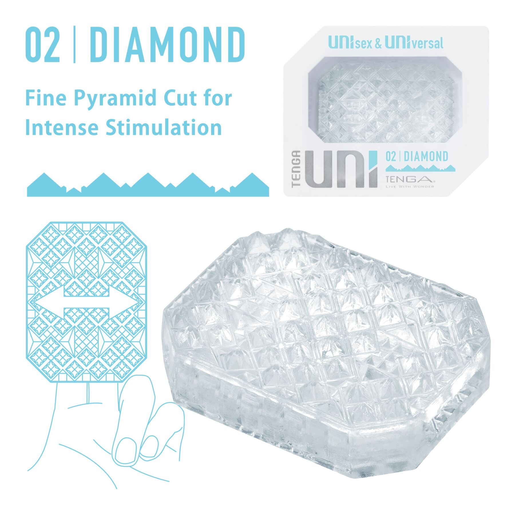 Thumb image for product index 2: Мастурбатор Tenga UNI Diamond