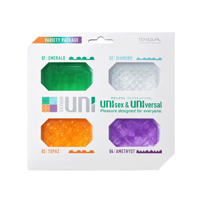 Main image for product index 1: Набір мастурбаторів-масажерів Tenga UNI Variety Pack (4 од)