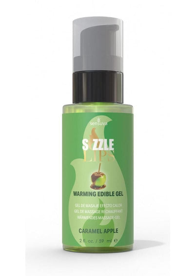 Main image for product index 2: Согревающий массажный гель Sensuva Sizzle Lips Caramel Apple