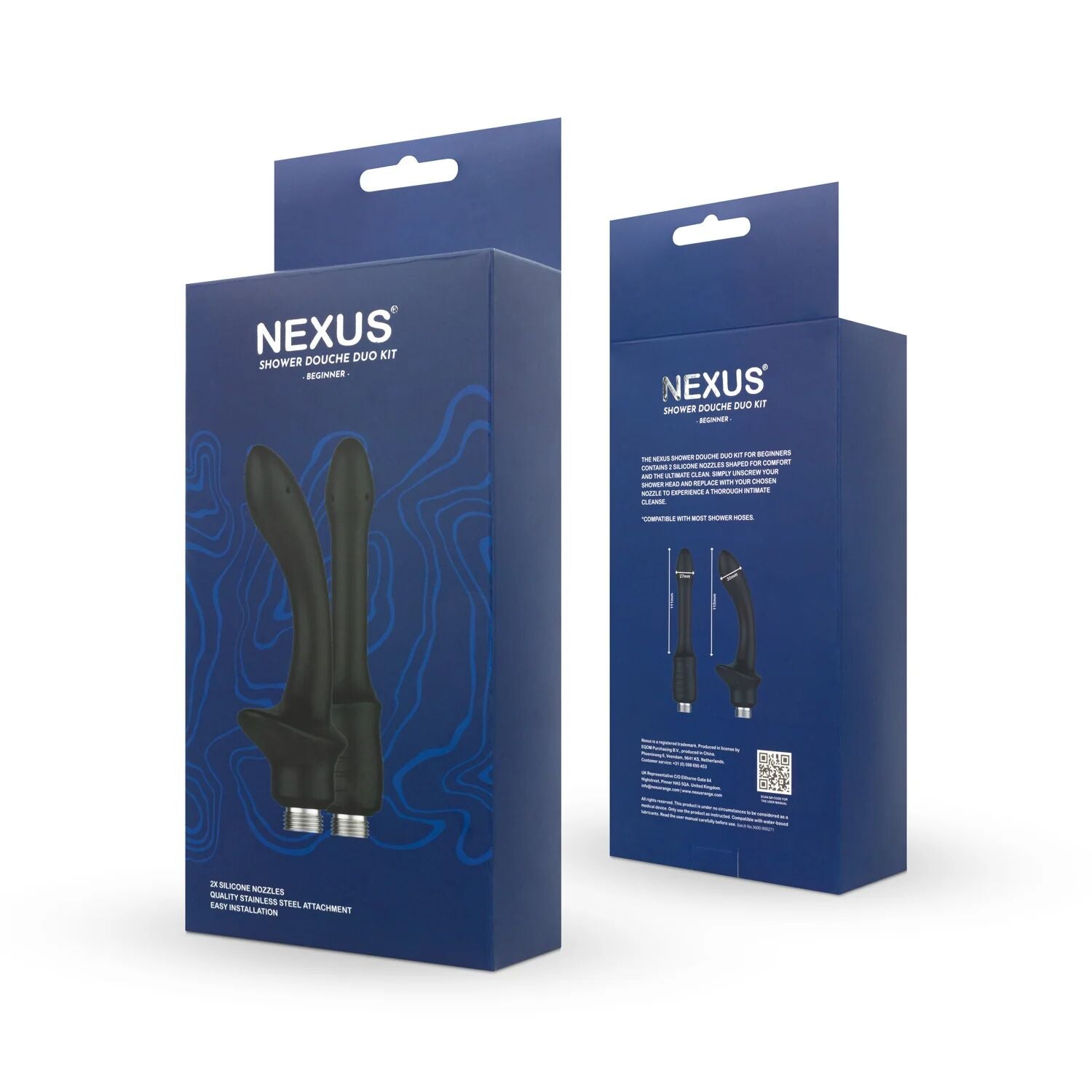 Thumb image for product index 9: Набір анальних насадок для душу Nexus Beginner Shower Douche Duo Kit