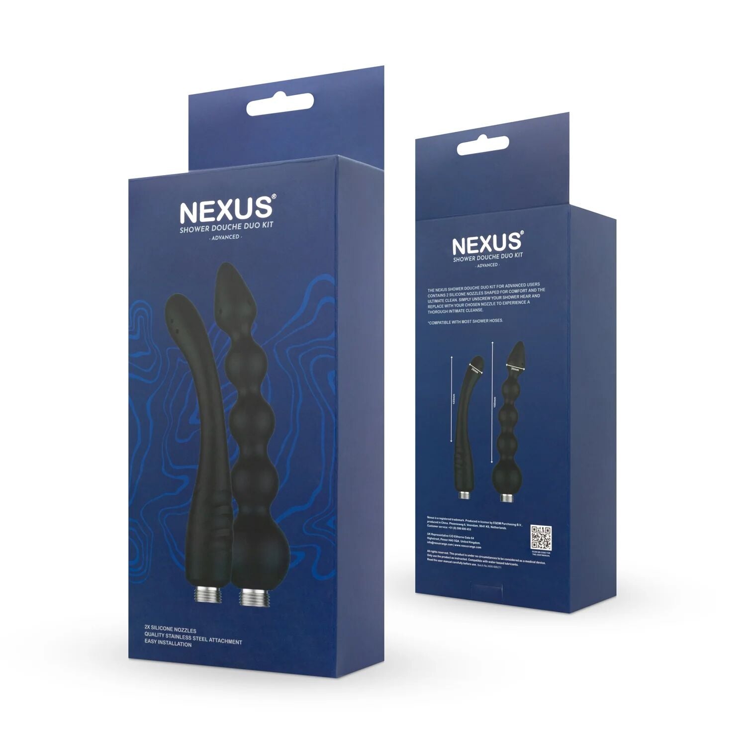 Thumb image for product index 9: Набір анальних насадок для душу Nexus Advanced Shower Douche Duo Kit