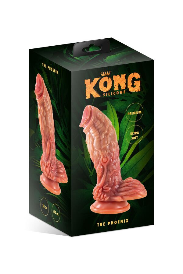 Thumb image for product index 2: Фентезійний фалоімітатор Kong Silicone The Phoenix