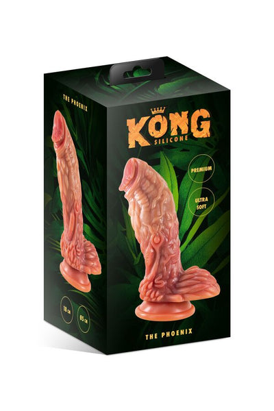 Main image for product index 2: Фентезійний фалоімітатор Kong Silicone The Phoenix