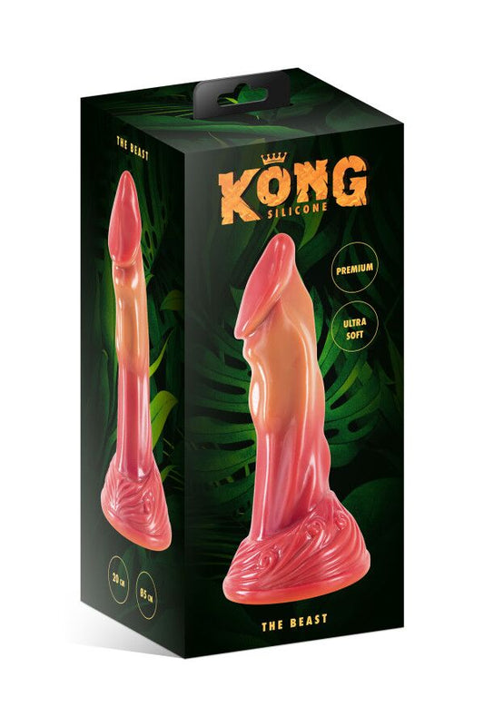 Фентезійний фалоімітатор Kong Silicone The Beast_