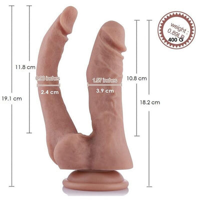 Main image for product index 2: Двойной фаллоимитатор Hismith Double Penetrator Silicone Dildo