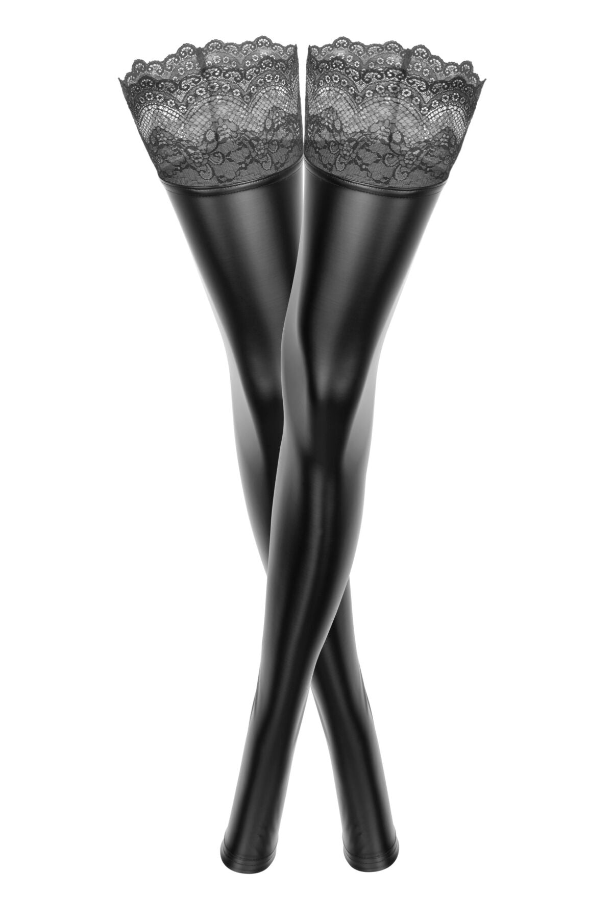 Thumb image for product index 3: Панчохи з мокрим ефектом Noir Handmade F135 Powerwetlook stockings