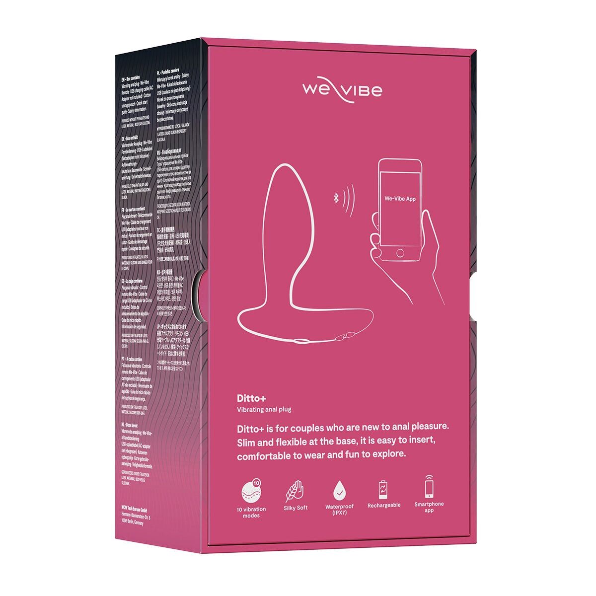 Thumb image for product index 11: Анальная смарт-вибропробка We-Vibe Ditto+ с пультом ДУ