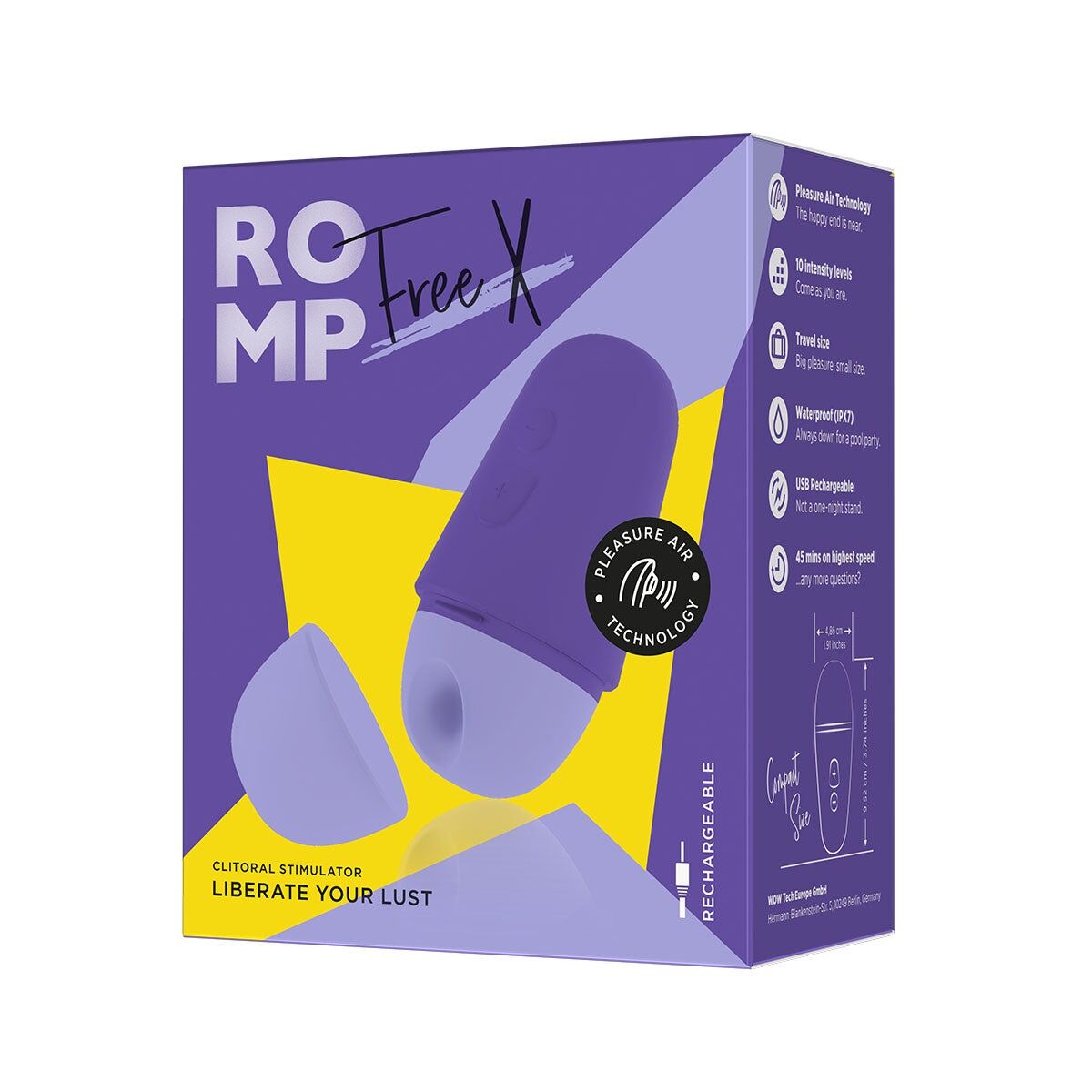 Thumb image for product index 18: Вакуумний кліторальний стимулятор Romp Shine X