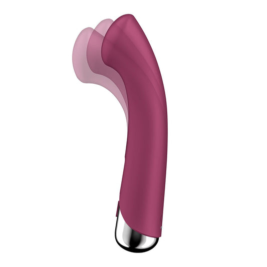 Вібратор з ротацією Satisfyer Spinning G-Spot 1, плоский майданчик для стимуляції точки G_