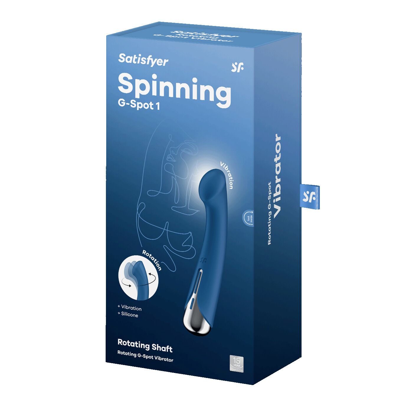 Thumb image for product index 8: Вібратор з ротацією Satisfyer Spinning G-Spot 1, плоский майданчик для стимуляції точки G