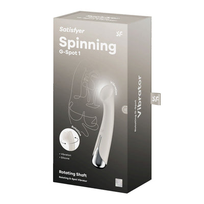 Main image for product index 16: Вібратор з ротацією Satisfyer Spinning G-Spot 1, плоский майданчик для стимуляції точки G