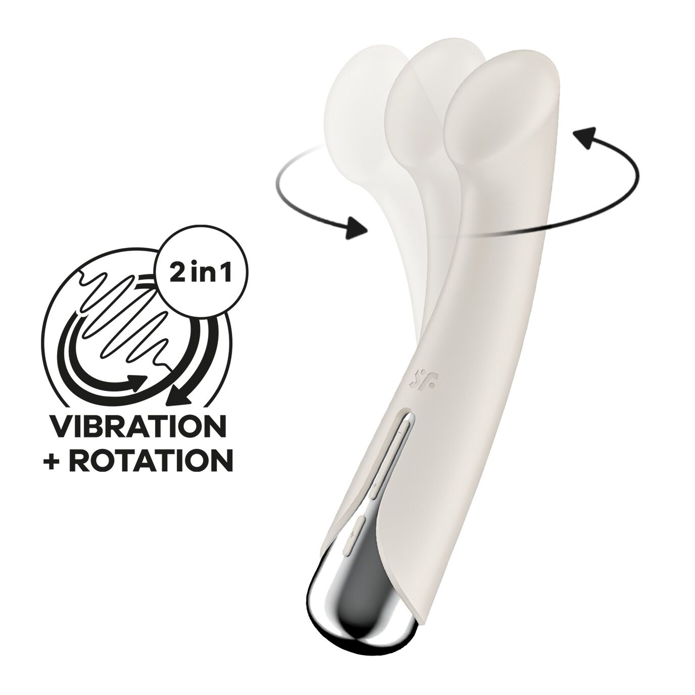 Thumb image for product index 9: Вібратор з ротацією Satisfyer Spinning G-Spot 1, плоский майданчик для стимуляції точки G