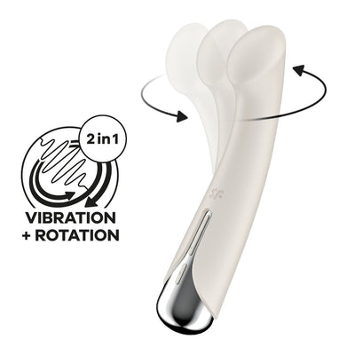 Main image for product index 9: Вібратор з ротацією Satisfyer Spinning G-Spot 1, плоский майданчик для стимуляції точки G