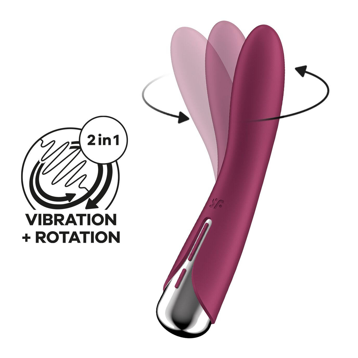 Thumb image for product index 9: Вібратор точки G з обертанням Satisfyer Spinning Vibe 1