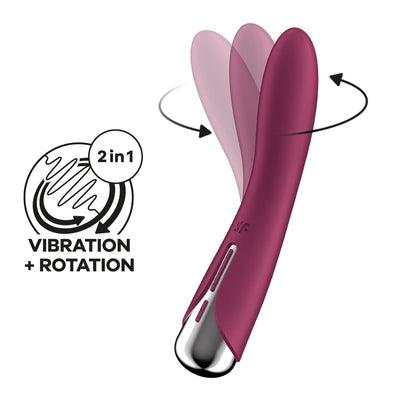 Main image for product index 9: Вібратор точки G з обертанням Satisfyer Spinning Vibe 1