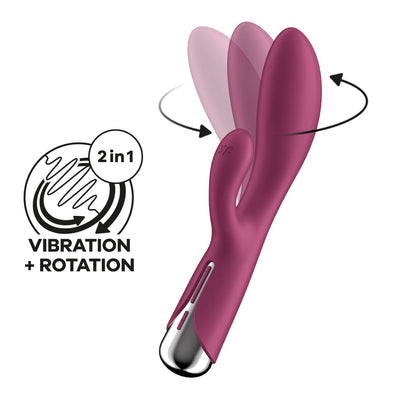 Main image for product index 1: Вібратор-кролик з ротацією Satisfyer Spinning Rabbit 1