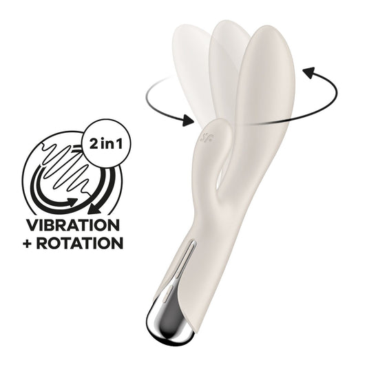 Вібратор-кролик з ротацією Satisfyer Spinning Rabbit 1
