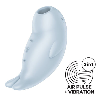 Main image for product index 1: Вакуумний кліторальний стимулятор з вібрацією Satisfyer Seal You Soon