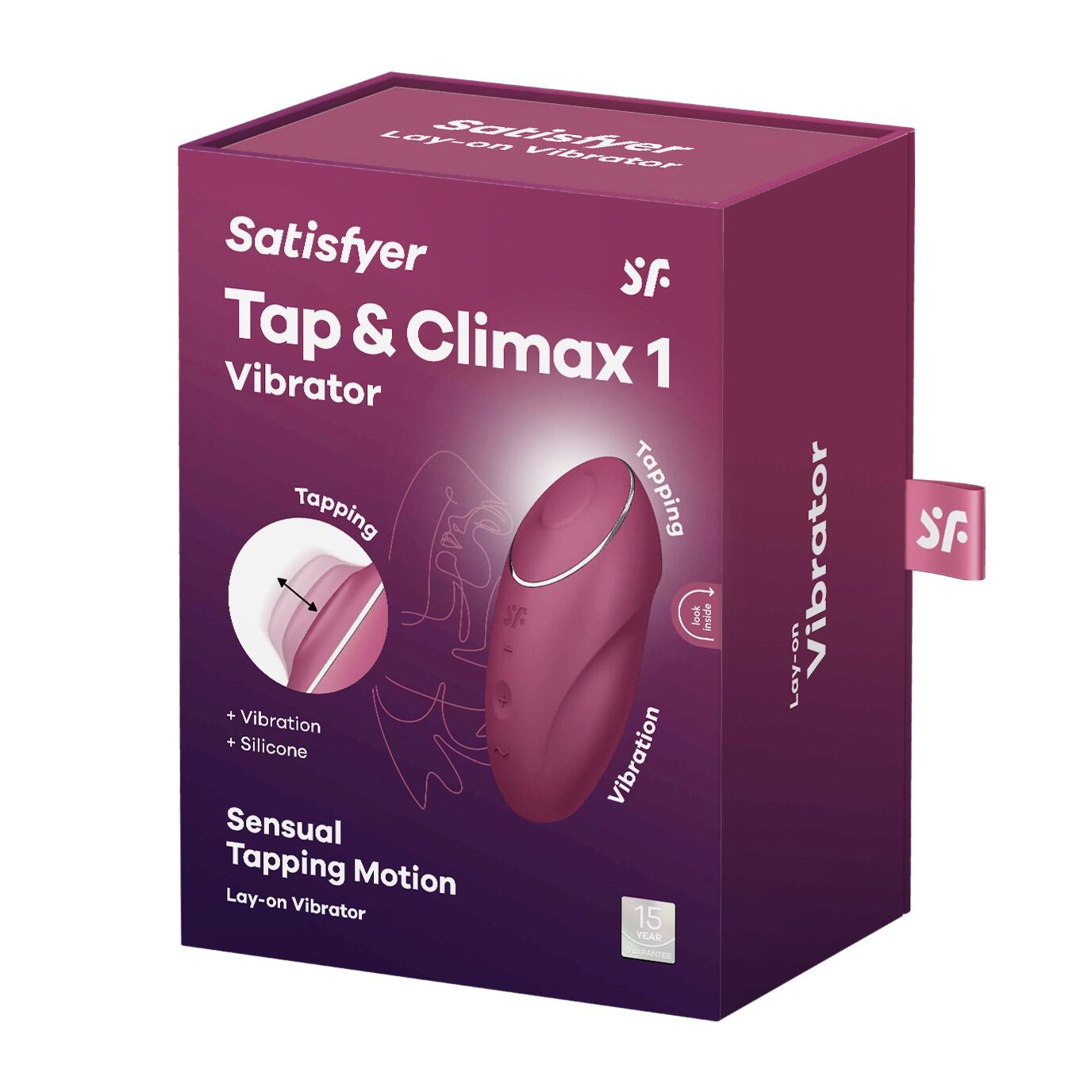 Thumb image for product index 16: Вібростимулятор-пульсатор Satisfyer Tap & Climax 1, ефект постукування пальцем