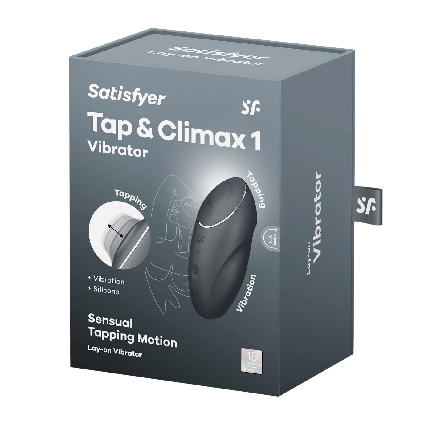 Thumb image for product index 24: Вібростимулятор-пульсатор Satisfyer Tap & Climax 1, ефект постукування пальцем