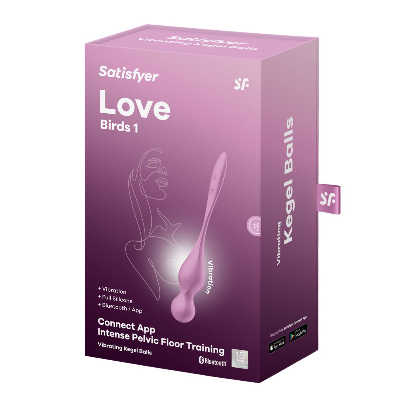 Thumb image for product index 14: Вагинальные смарт-шарики с вибрацией Satisfyer Love Birds 1 Connect App