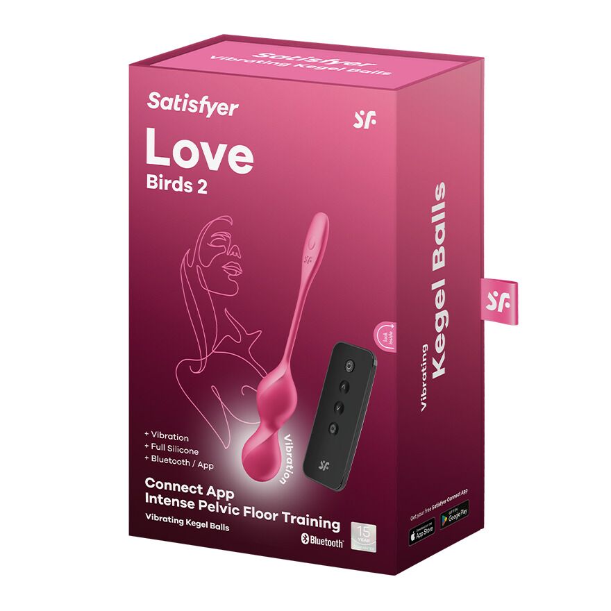 Thumb image for product index 5: Вагинальные смарт-шарики с вибрацией Satisfyer Love Birds 2 Connect App