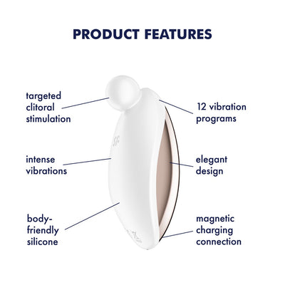 Main image for product index 6: Вібратор для зовнішньої стимуляції Satisfyer Spot On 2, дуже потужний, гнучкий відросток