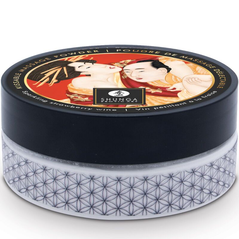 Thumb image for product index 3: Смачна пудра для оральних пестощів Shunga Body Powder – Sparkling Strawberry Wine