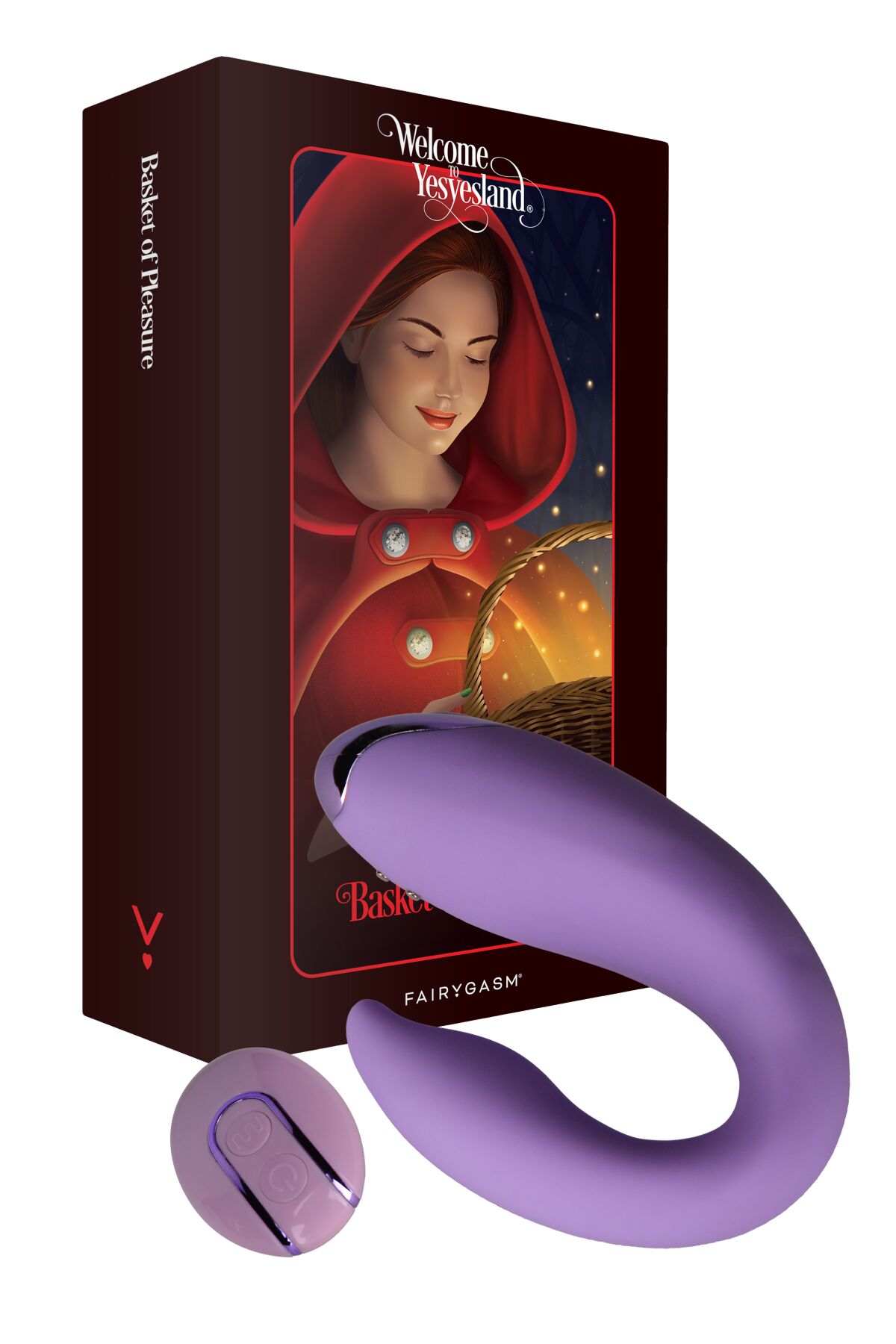 Thumb image for product index 25: Вибратор для пар FairyGasm PleasureBerry, зарядный кейс, пульт ДУ