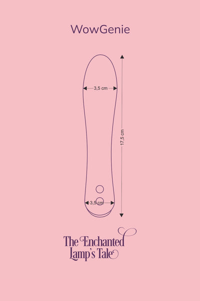 Main image for product index 17: Вибратор с подогревом FairyGasm WowGenie, подогрев до 42 °C