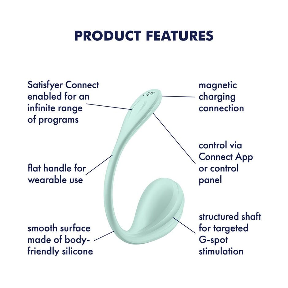 Смарт-виброяйцо Satisfyer Smooth Petal Connect App - превью 16
