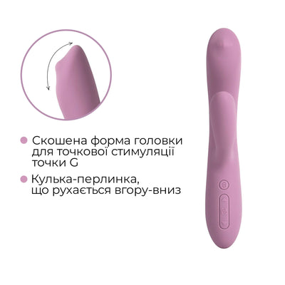 Main image for product index 4: Смарт вібратор-кролик з перлинною стимуляцією точки G Svakom Trysta Neo