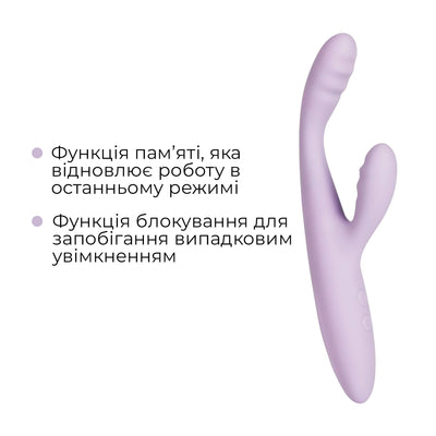 Main image for product index 8: Тонкий кролик-вібратор Svakom Cici+ 2 Lilac, підігрів до 38 °C