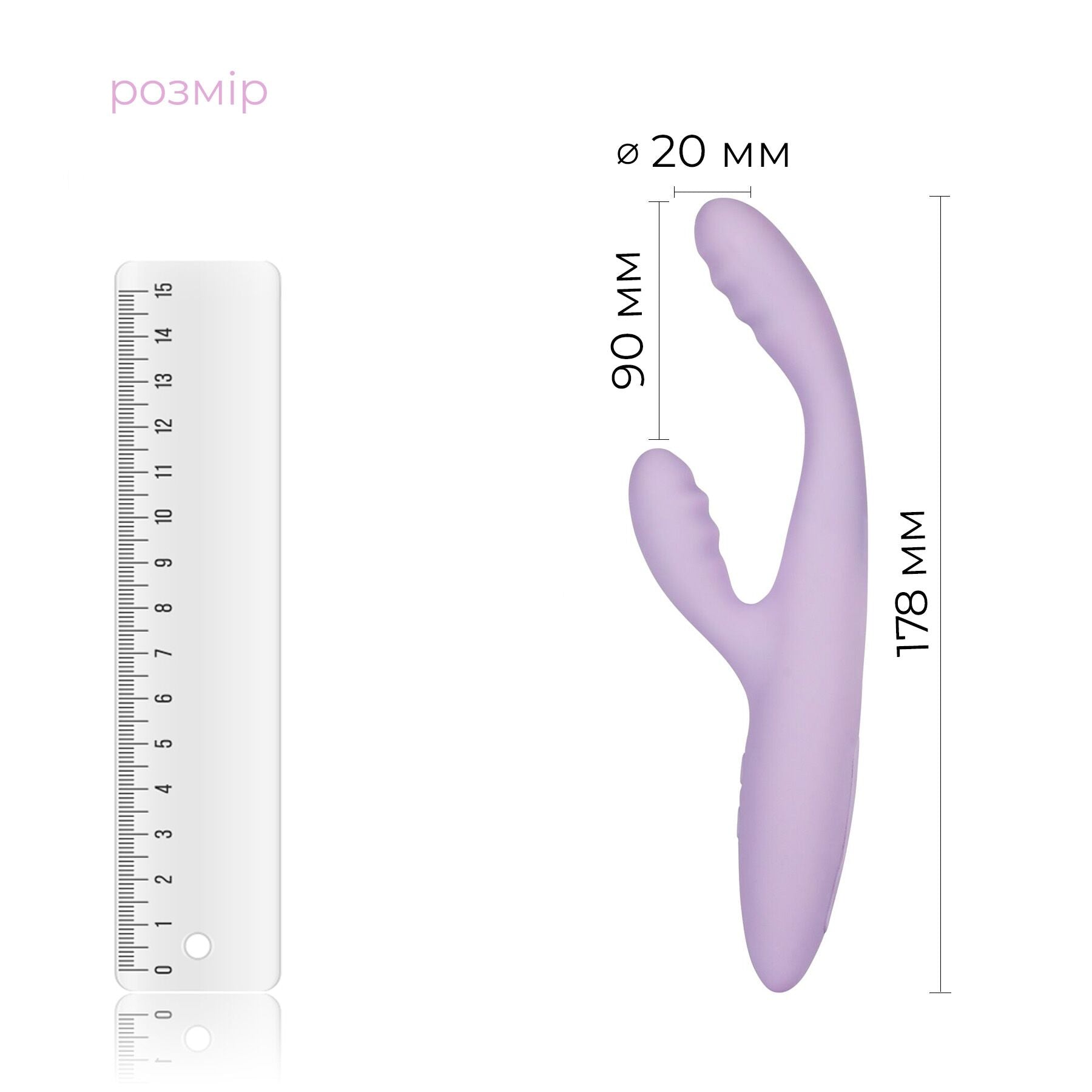 Thumb image for product index 4: Тонкий кролик-вібратор Svakom Cici+ 2 Lilac, підігрів до 38 °C