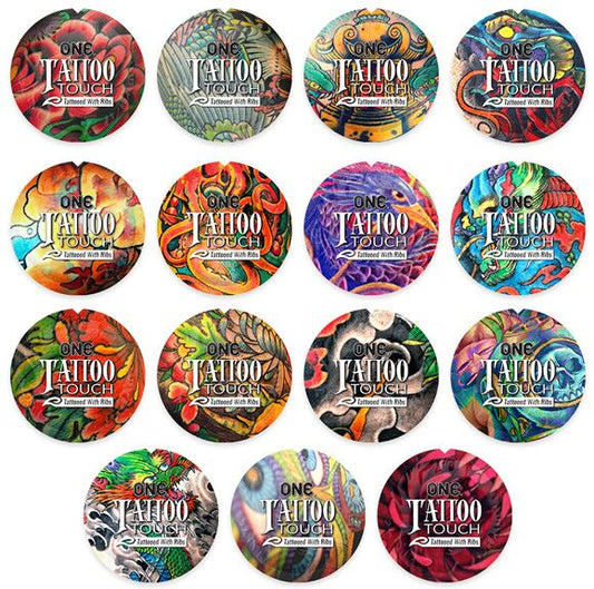Презерватив ONE Tattoo Touch Blue_