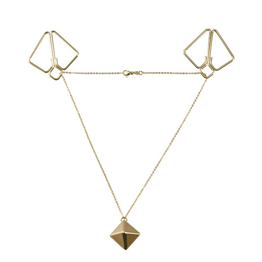 Затискачі для сосків з важкою підвіскою LOCKINK Nipple Clamps with Heavy Pendant