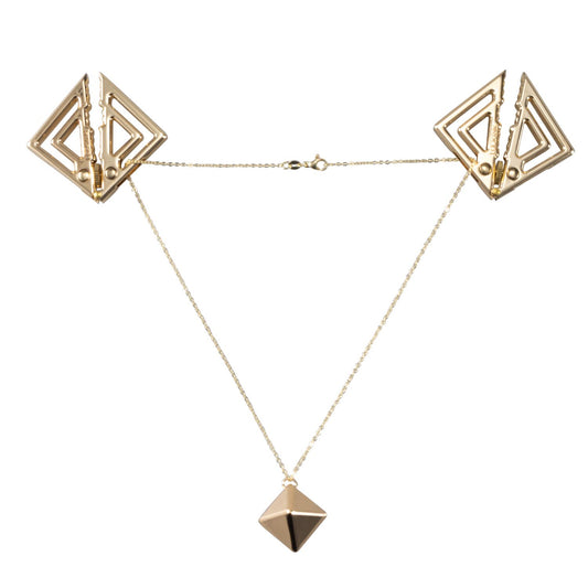 Затискачі для сосків з важкою підвіскою LOCKINK Adjustable Nipple Clamps with Heavy Pendant