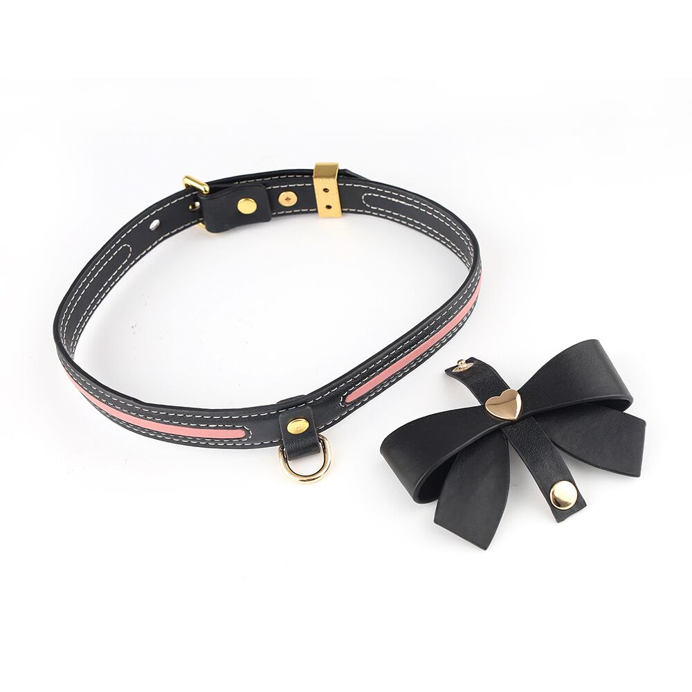 Thumb image for product index 10: Поводок LOCKINK SEVANDA Love Heart Butterfly Leather Collar Set