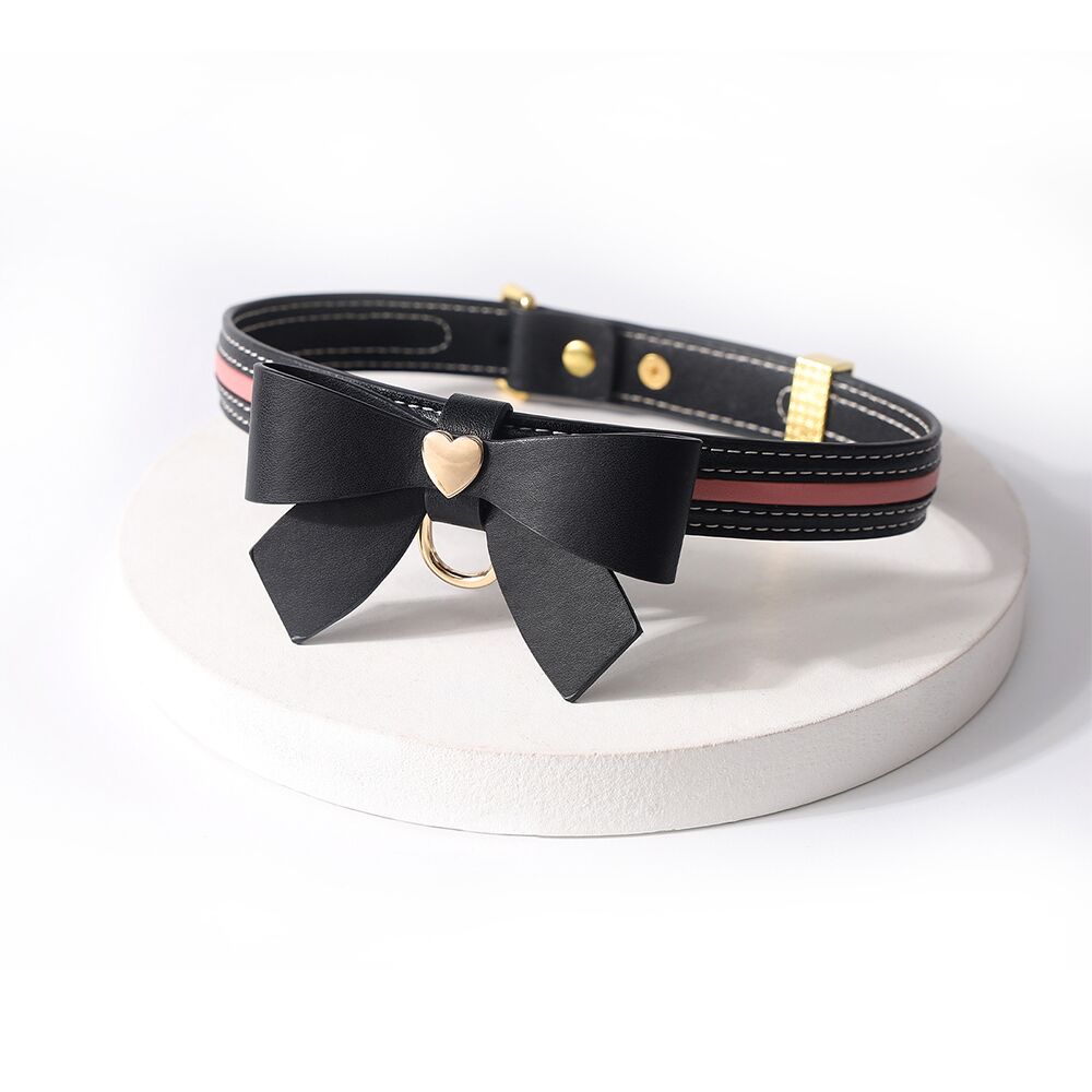 Thumb image for product index 12: Поводок LOCKINK SEVANDA Love Heart Butterfly Leather Collar Set