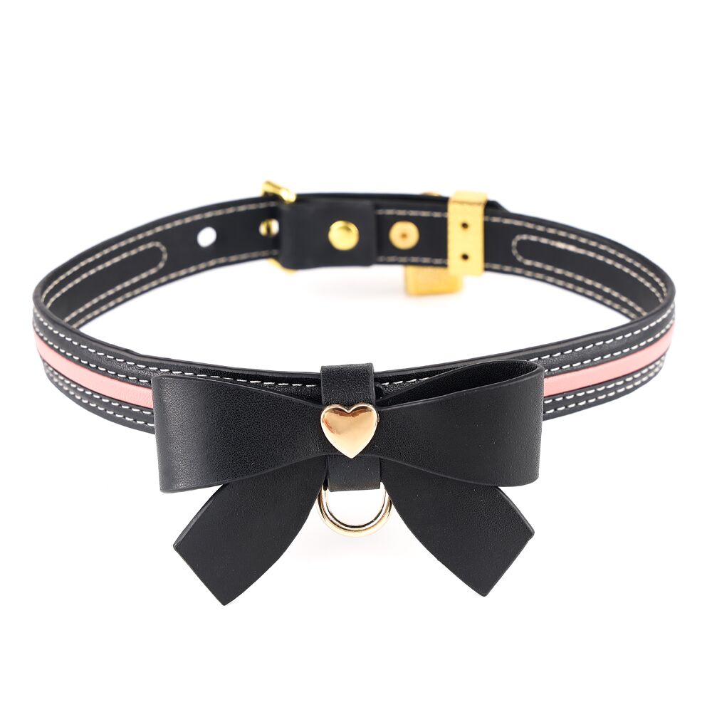 Thumb image for product index 11: Поводок LOCKINK SEVANDA Love Heart Butterfly Leather Collar Set