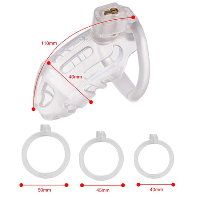 Main image for product index 18: Клетка для пениса LOCKINK SEVANDA Plastic Penis Chastity Cage