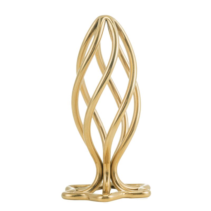 Thumb image for product index 11: Анальная пробка LOCKINK SEVANDA Hollow Spiral Golden Metal Anal Plug