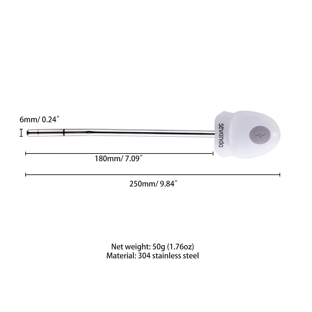 Thumb image for product index 10: Уретральний зонд LOCKINK SEVANDA Vibrating & E-stim Metal Urethral Sounding