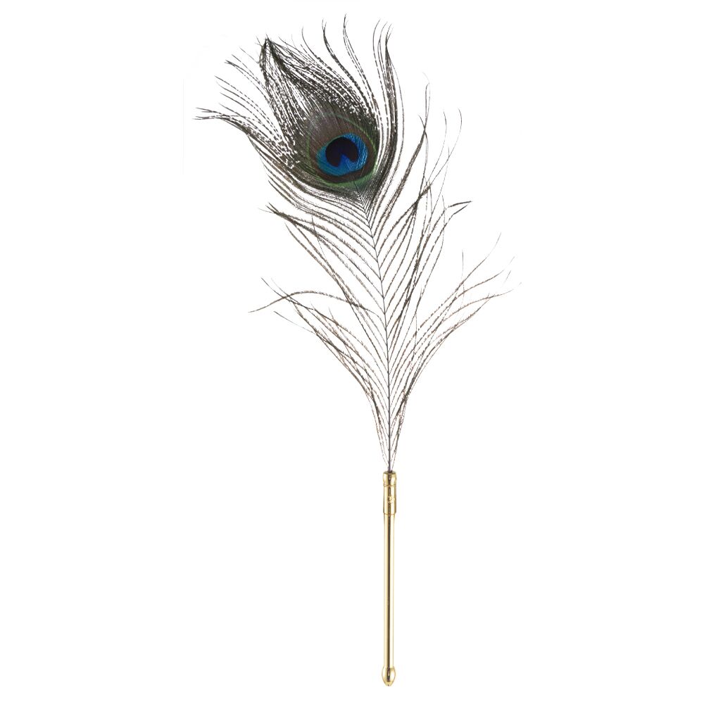 Thumb image for product index 2: Лоскітка LOCKINK SEVANDA Natural Peacock Flirting Feather Tickler, пір'я павліна