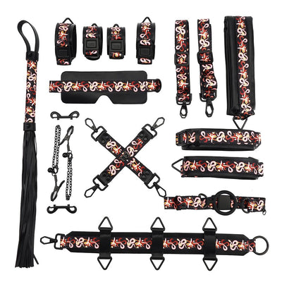 Main image for product index 1: БДСМ-набор LOCKINK The Flowering Serpent - Bondage Set, 12 шт.