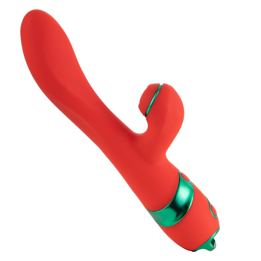 Thumb image for product index 14: Вибратор-кролик с флоггером LOCKINK SEVANDA Whip Vibrating Massage Wand