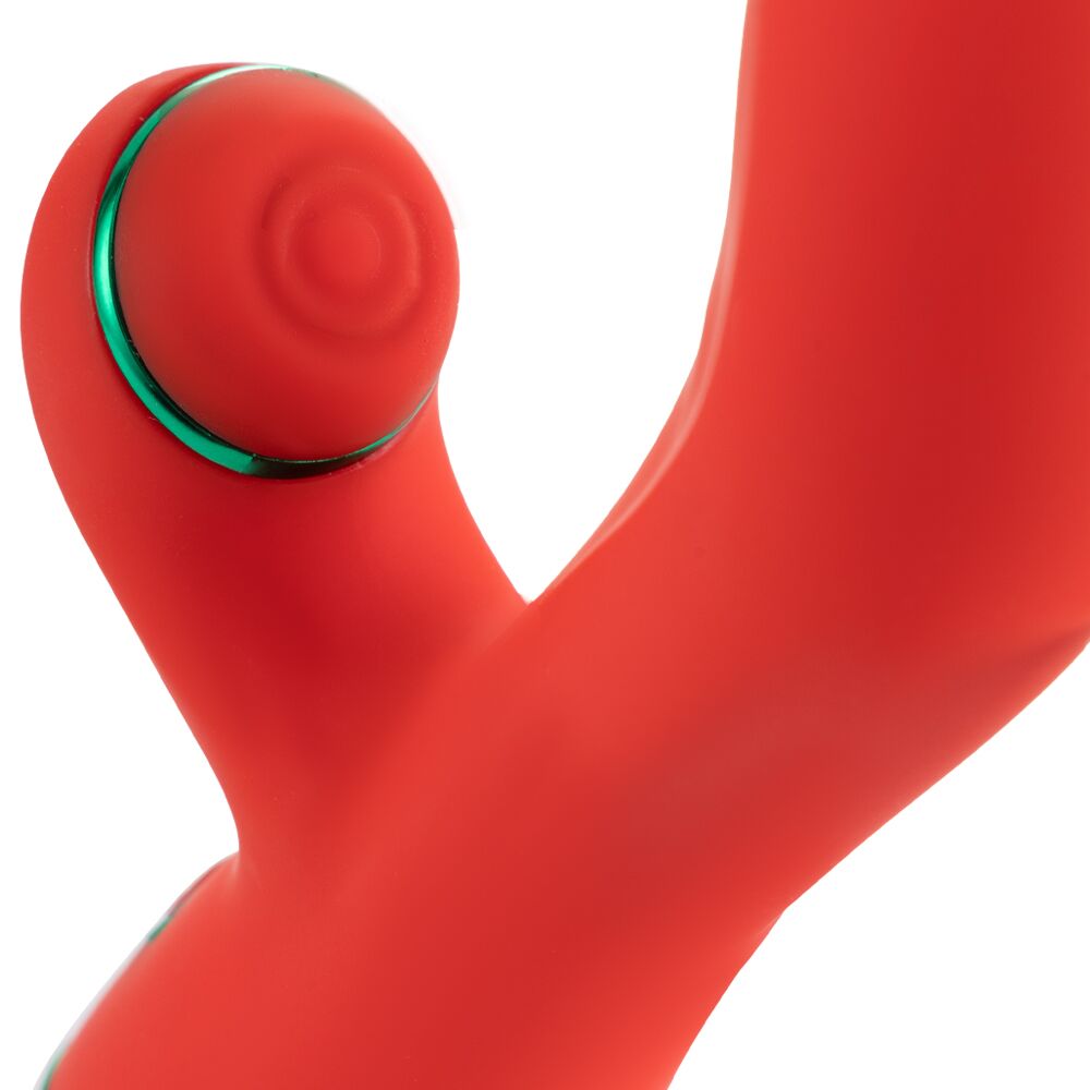 Thumb image for product index 15: Вибратор-кролик с флоггером LOCKINK SEVANDA Whip Vibrating Massage Wand