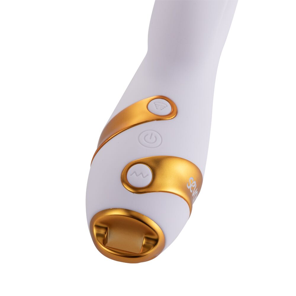 Thumb image for product index 5: Вибратор-кролик с флоггером LOCKINK SEVANDA Whip Vibrating Massage Wand