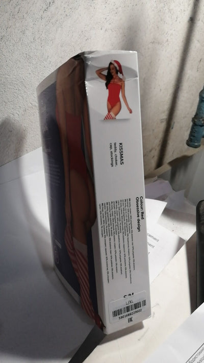 Main image for product index 2: Боді Obsessive Kissmas teddy red L/XL (м'ята упаковка!!!)