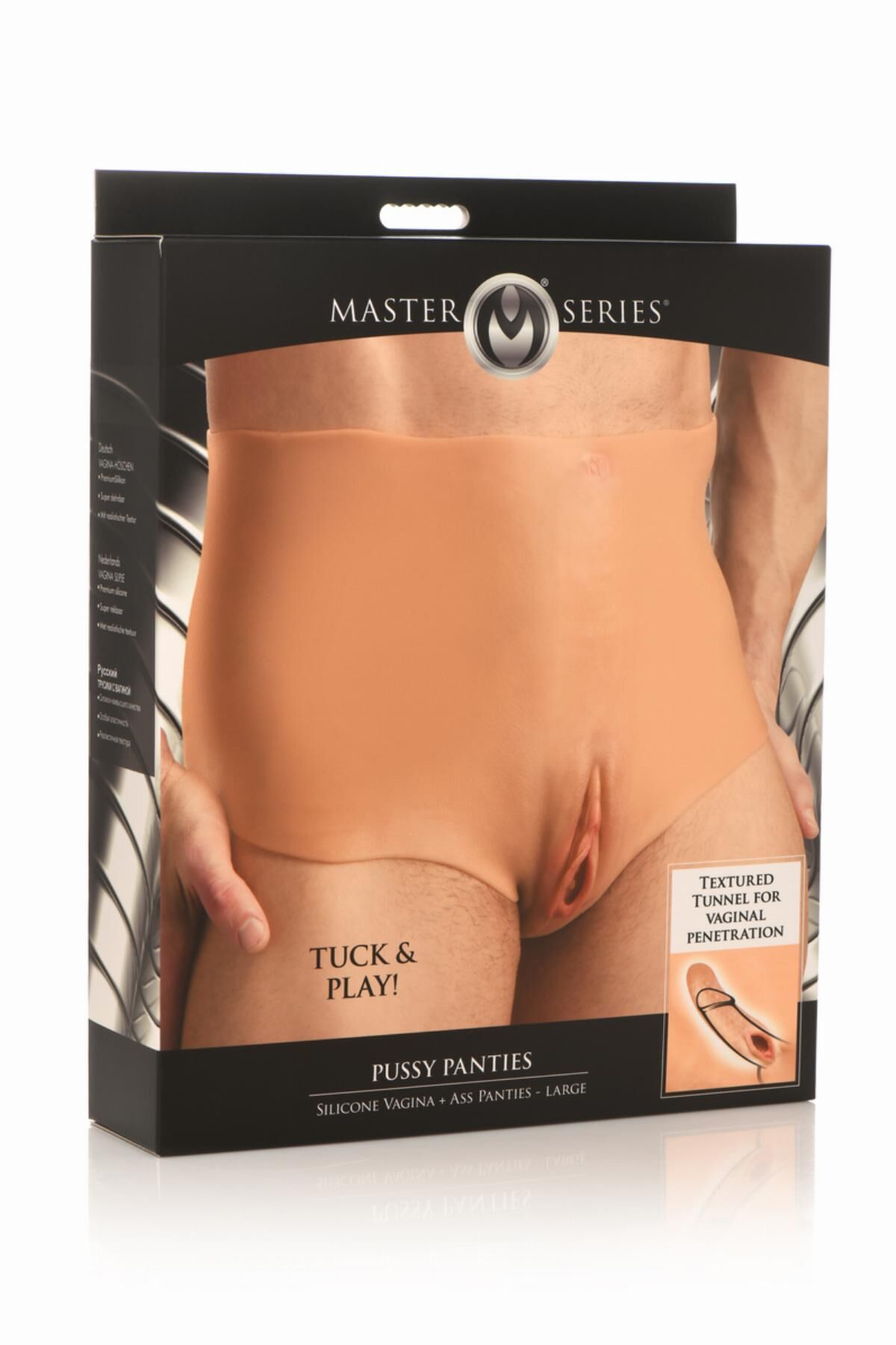 Thumb image for product index 32: Накладна вагіна Master Series Silicone Vagina + Butt Panties